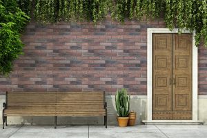 Brick slips, exterior / interior, red, Amstel Scarlet