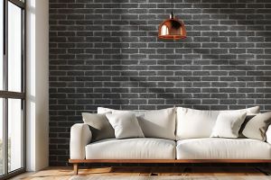 Brick slips, exterior / interior, black, Chester Black