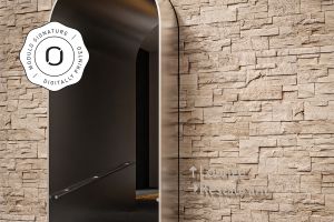 Stone cladding, exterior / interior, beige, Prostack Stream