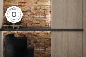 Stone cladding exterior / interior, multicolor, Rugged Ledgestone Orient
