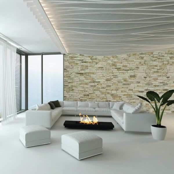 Stone cladding, exterior / interior, beige, Virtuosa Misti Cream