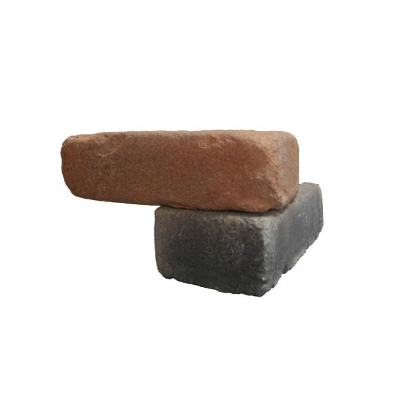 Corner brick slips, exterior / interior, multicolor, Belize Salmon