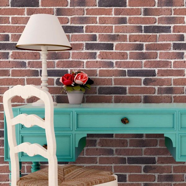 Brick slips, exterior / interior, red, Chester Brick