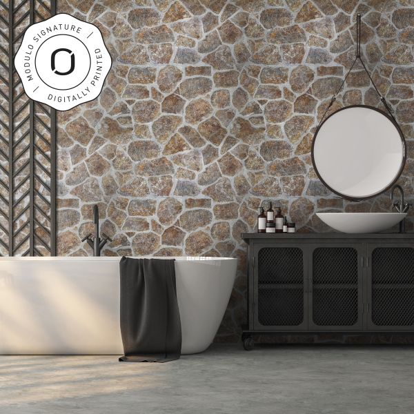Stone cladding exterior / interior, multicolor, Cote Mur Mix