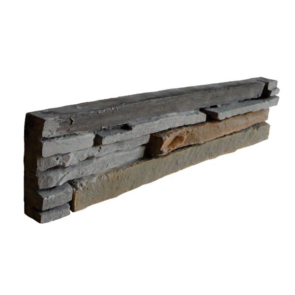 Sample stone cladding, interior, grey, Oslo Grey