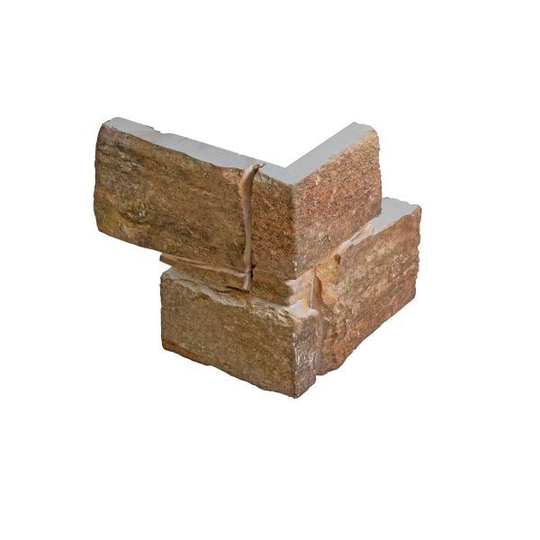 Corner stone cladding exterior / interior, multicolor, Rugged Ledgestone Orient