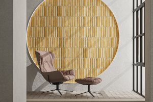 Brick slips, interior, yellow, Atlantis Oriental