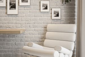Brick slips, exterior / interior, white, Chester White