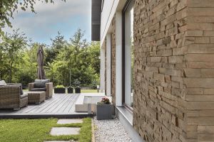 Stone cladding, exterior / interior, brown, Fresco Cinnamon