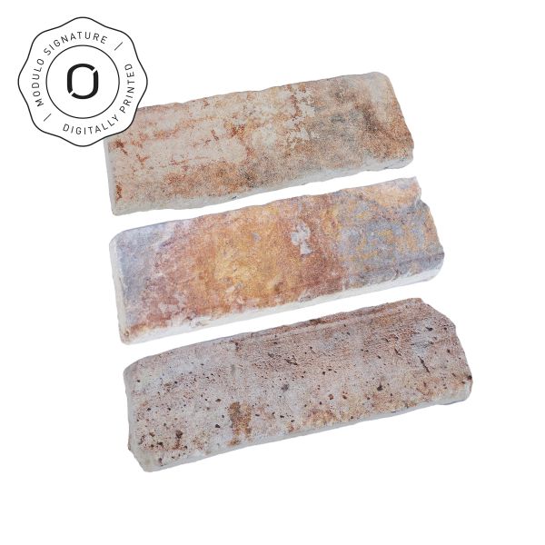 Sample brick slips, exterior / interior, multicolor, Chester Loft