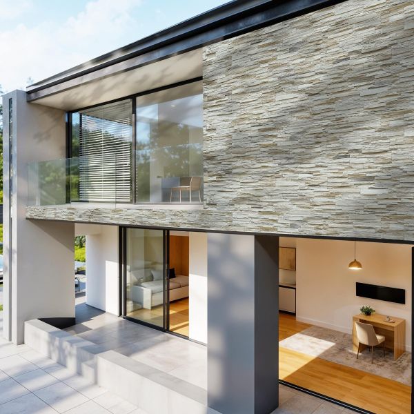 Stone cladding, exterior / interior, beige, Fresco
