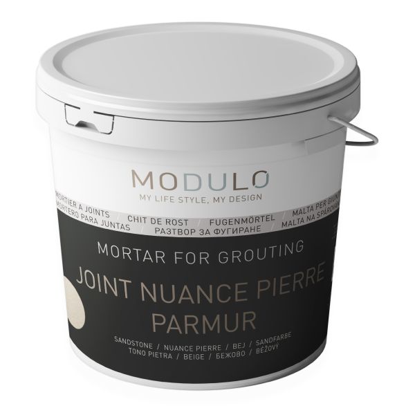 Grout, beige, stone cladding, brick slips, MODULO