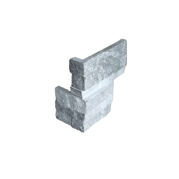 Corner stone cladding, exterior / interior, grey, Prostack Grey