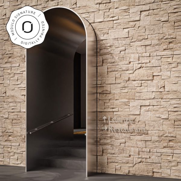 Stone cladding, exterior / interior, beige, Prostack Stream