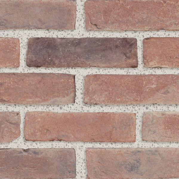 Grout, antique white, stone cladding, brick slips, MODULO