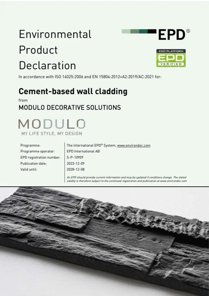 EPD cement